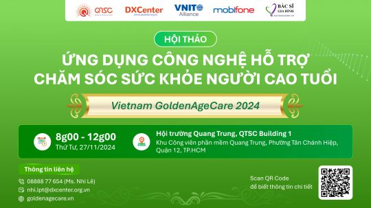 27.11.2024 | Mời tham gia Hội thảo “Ứng dụng công nghệ hỗ trợ chăm sóc sức khỏe người cao tuổi”