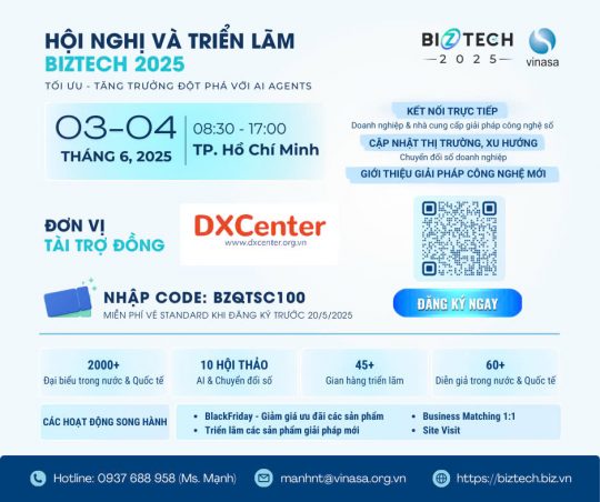 03-04.06.2025| Hội nghị và Triển lãm Biztech 2025
